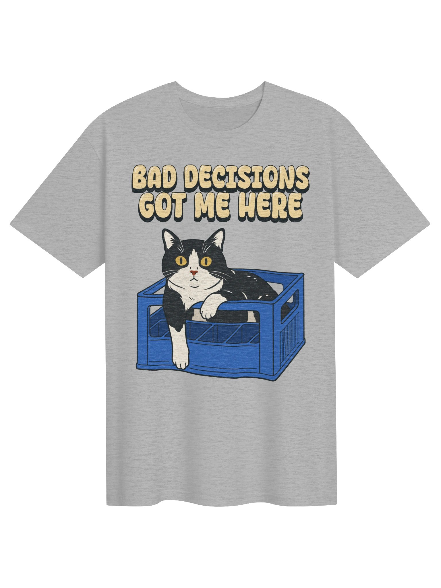 Bad Decisions Tuxedo Cat Shirt product image (2)