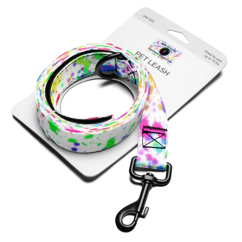 PRIDE Rainbow Splatter Pet Leash product image (2)
