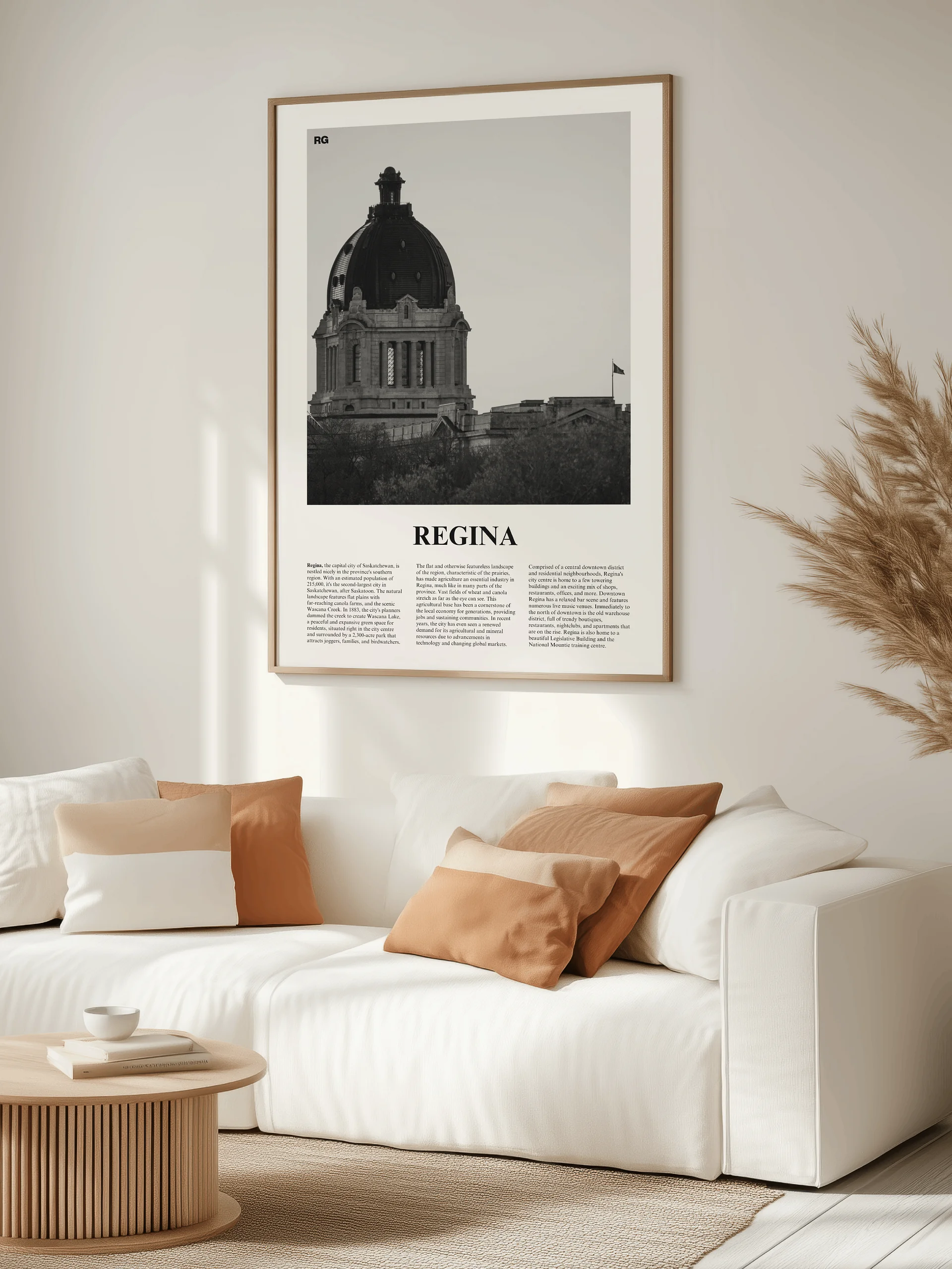 Regina 01 Newspaper Poster | Framed product image (3)
