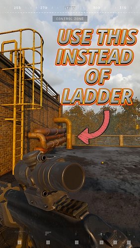 USE THIS TECH instead of ladders to get a HUGE advantage of roof campers. #wardogs #WardogsMeta