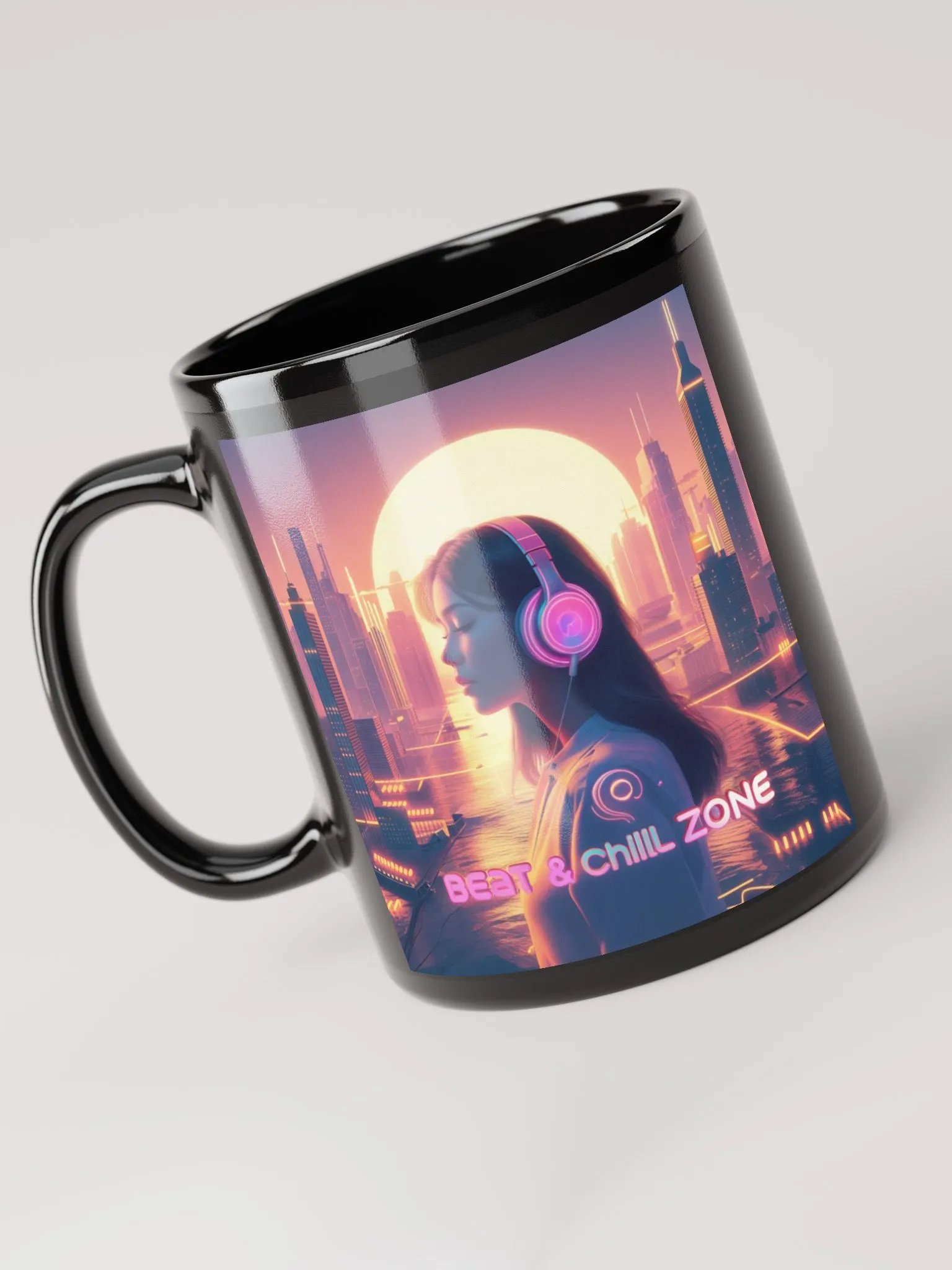 Neon City Beats Mug product image (5)