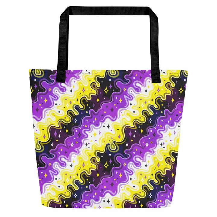 Non-Binary Pattern Tote Bag product image (2)