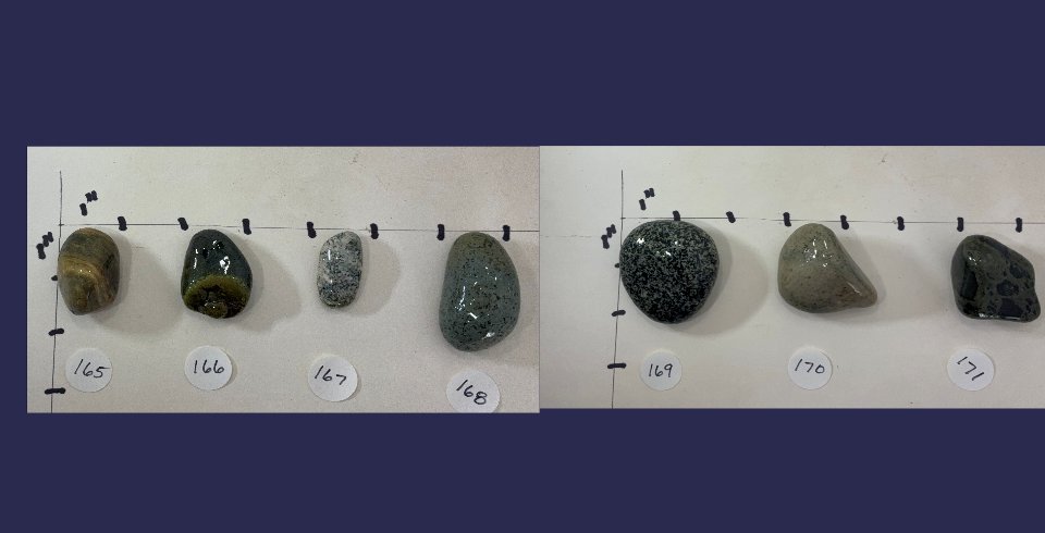 Rock cabinet knobs- Lake Superior yellows/oranges/greens colors -choice of rock product image (6)