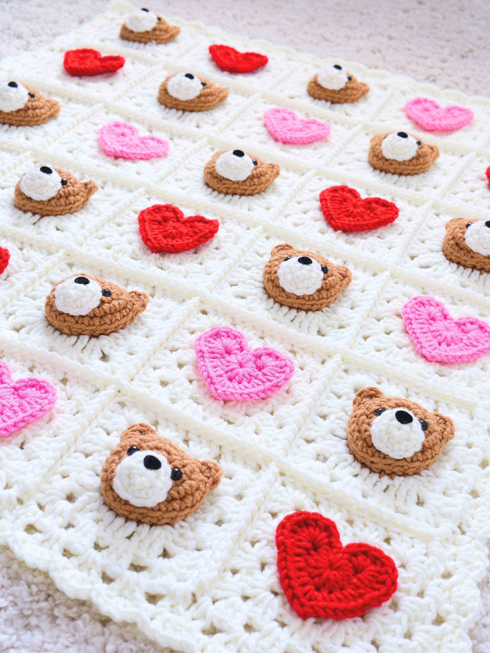 Teddy, With Love Blanket Crochet Pattern product image (6)