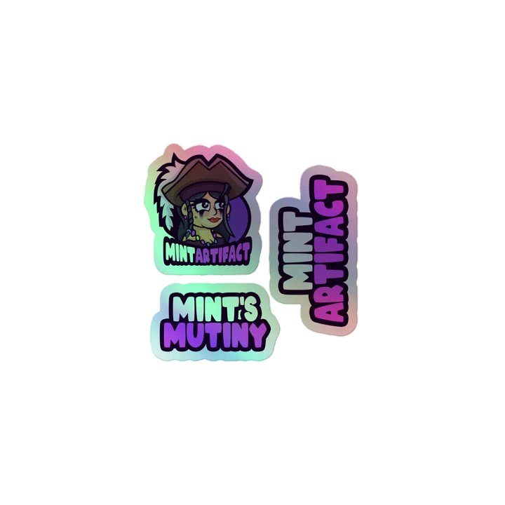 Mint Artifact Holo Logo Stickersheet product image (1)