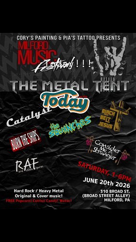 Metal tent today!!!!