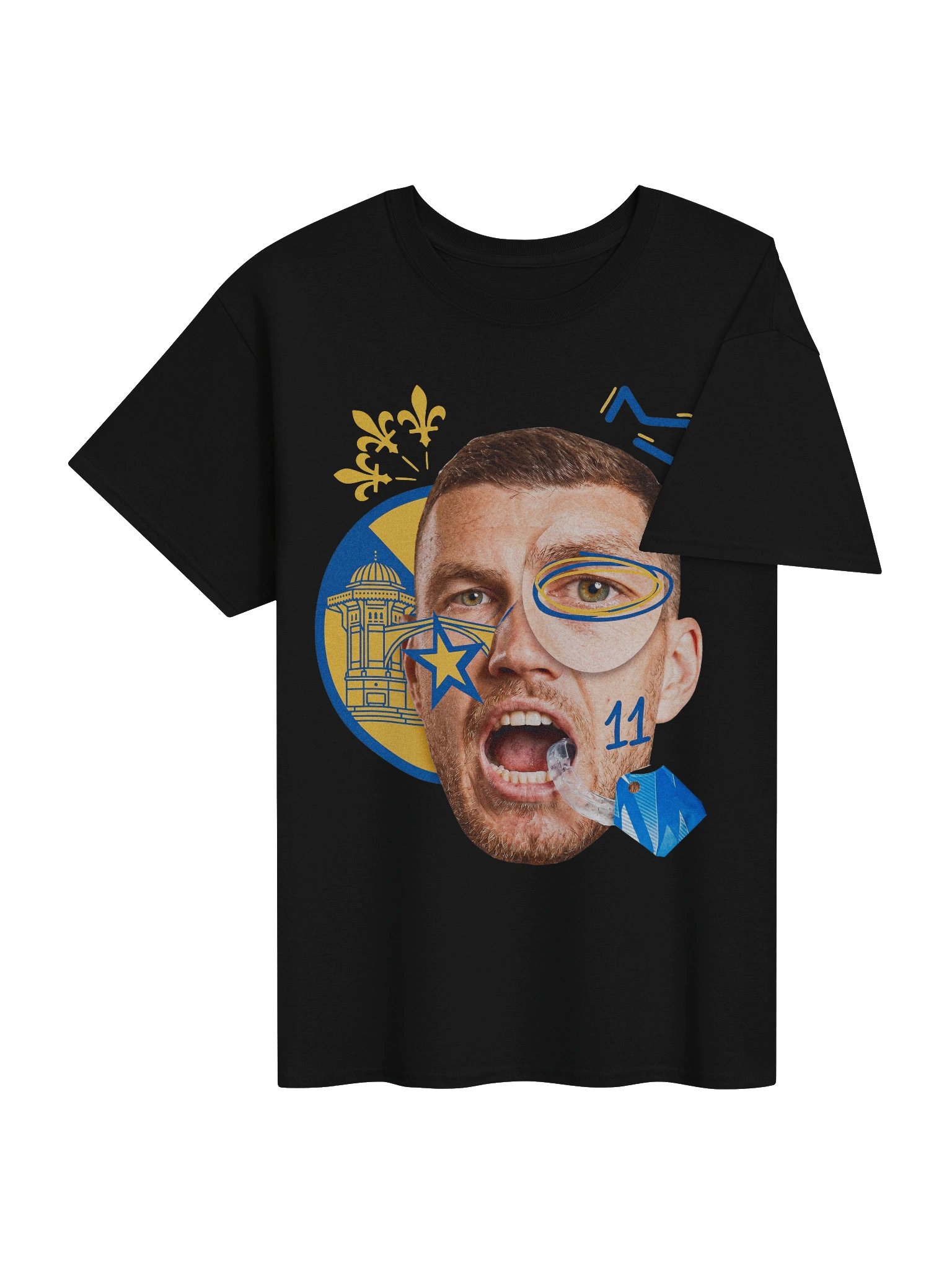 Bosnian "Dzeko" Football Icon T-Shirt product image (4)