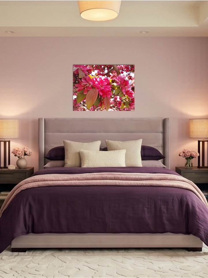 Ethereal Magenta Spring Blossoms – Fine Art Botanical Canvas Print product image (5)