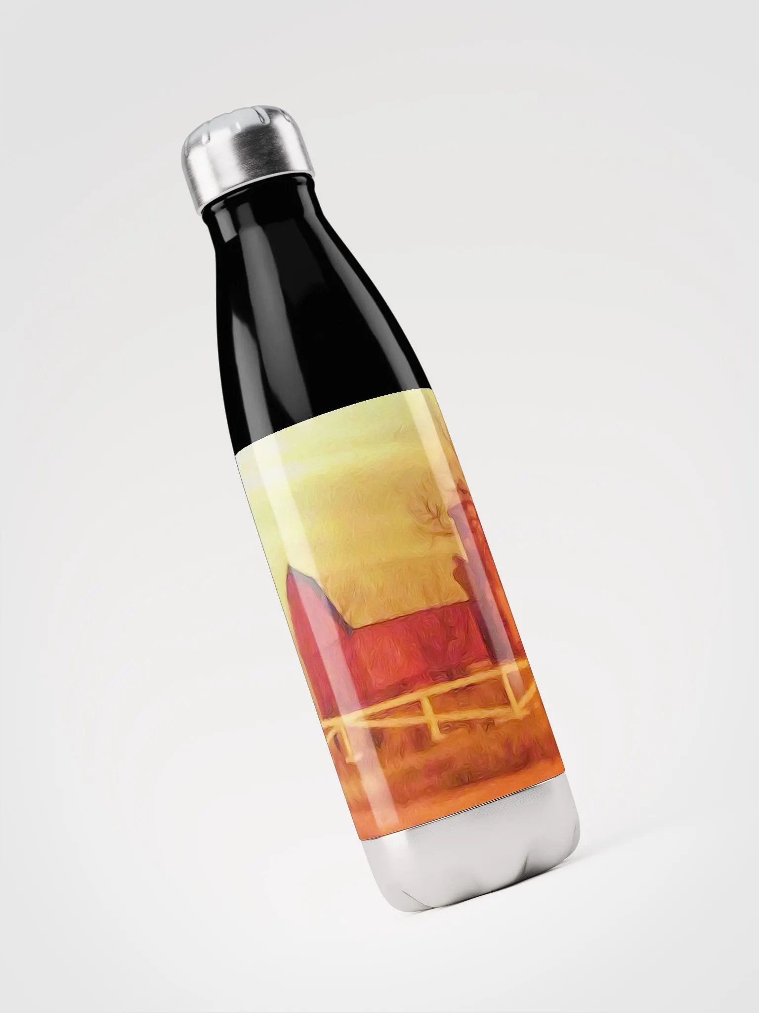 Barn Painting Stainless Steel water Bottle product image (3)