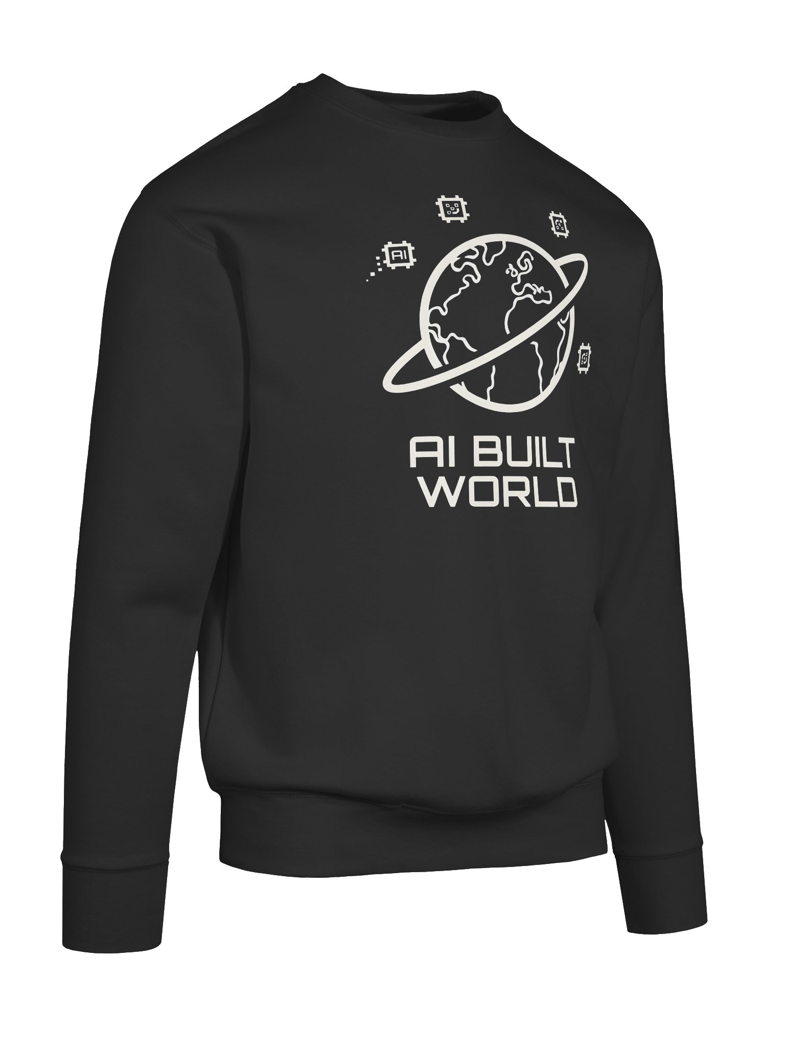 AI Built World Premium Crewneck product image (87)