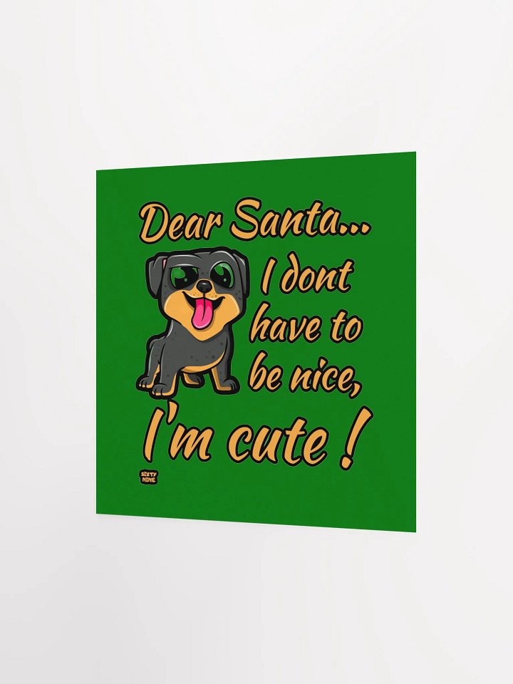 DEAR SANTA, I DON'T HAVE TO BE NICE, I'M CUTE! product image (6)