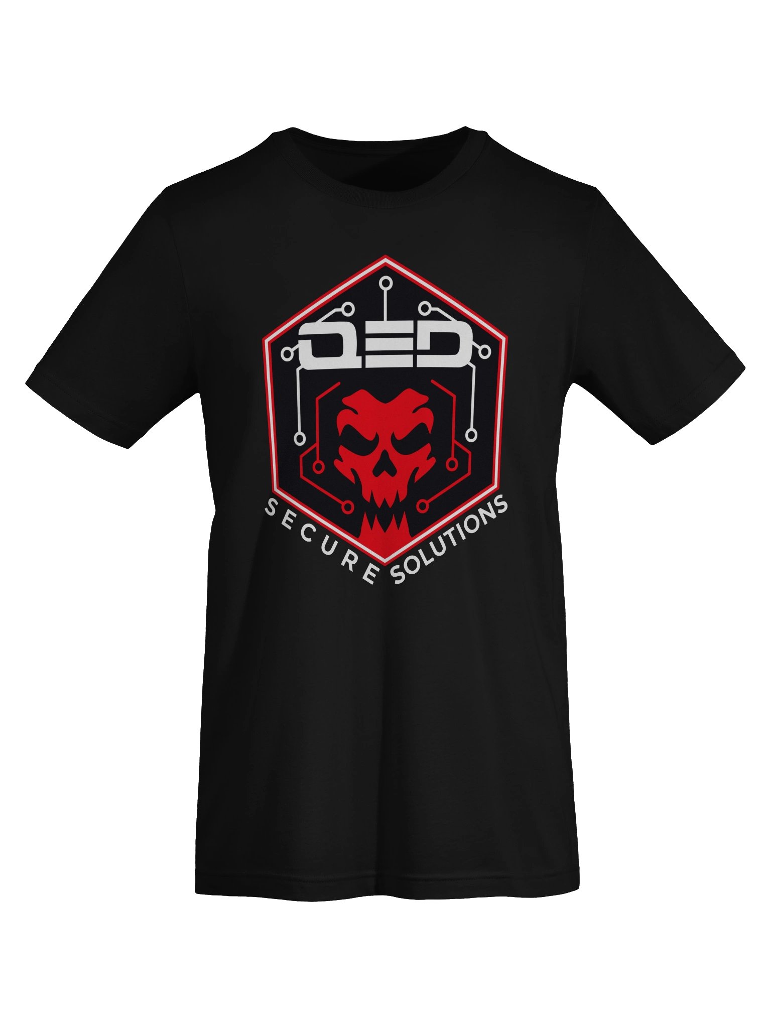 QED Black Shirt Large Skull Logo product image (5)