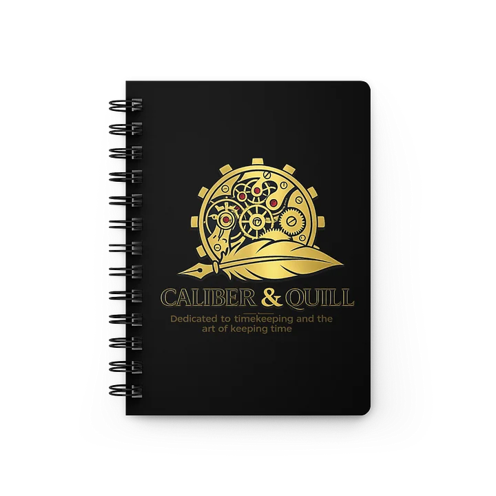 Caliber & Quill Logo Spiralbound Journal product image (1)