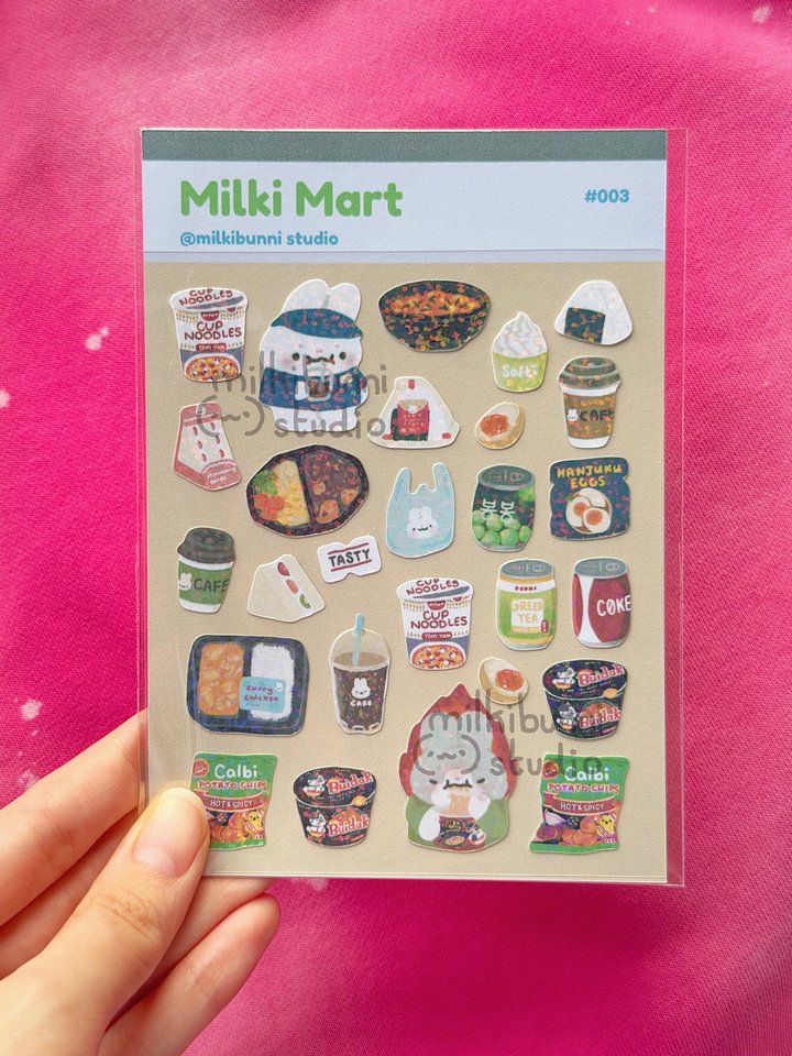 Milki Mart Sticker Sheet product image (2)