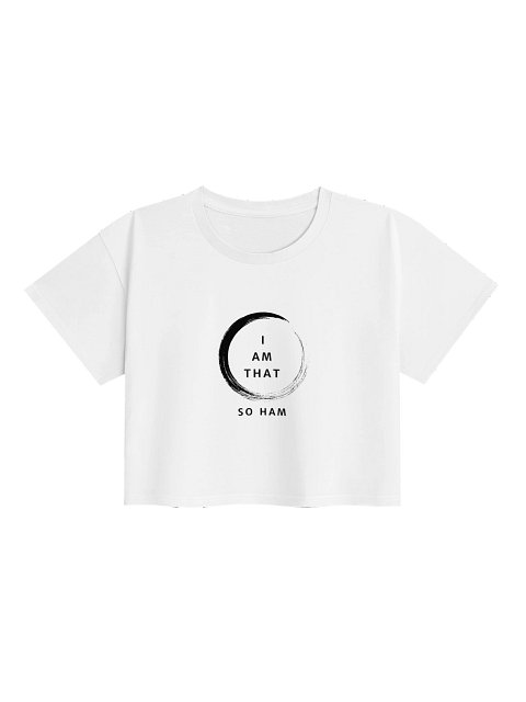 Women's Crop Top - SO HAM (Circle of Meaning)