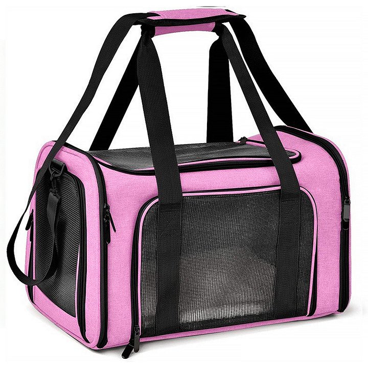 Cat Carriers Dog Carrier Pet Carrier For Small / Medium Cats Dogs Puppies (Up To 15lbs),Small Dog Carrier Soft Sided, Collapsible Waterproof Travel Puppy Carrier -Pink product image (1)