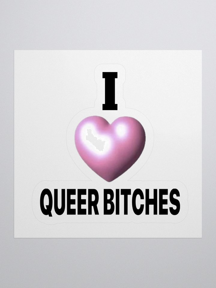 I Heart Queer Bitches Sticker product image (1)
