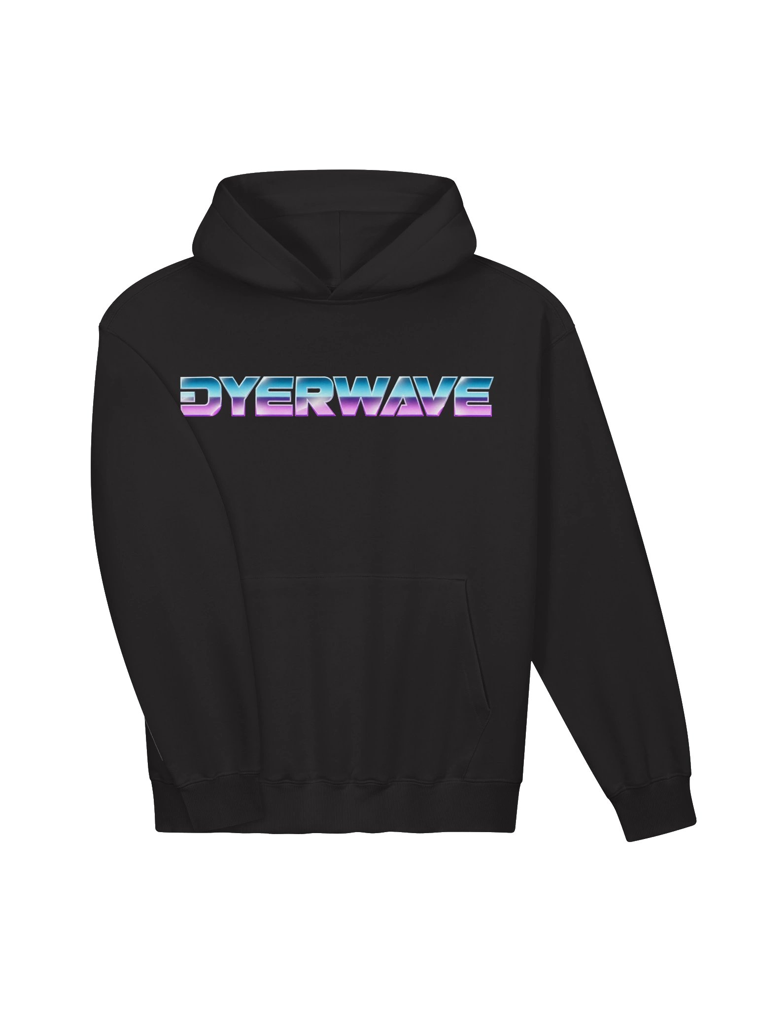 Dyerwave Text Heavyweight Black Hoodie v2 product image (3)
