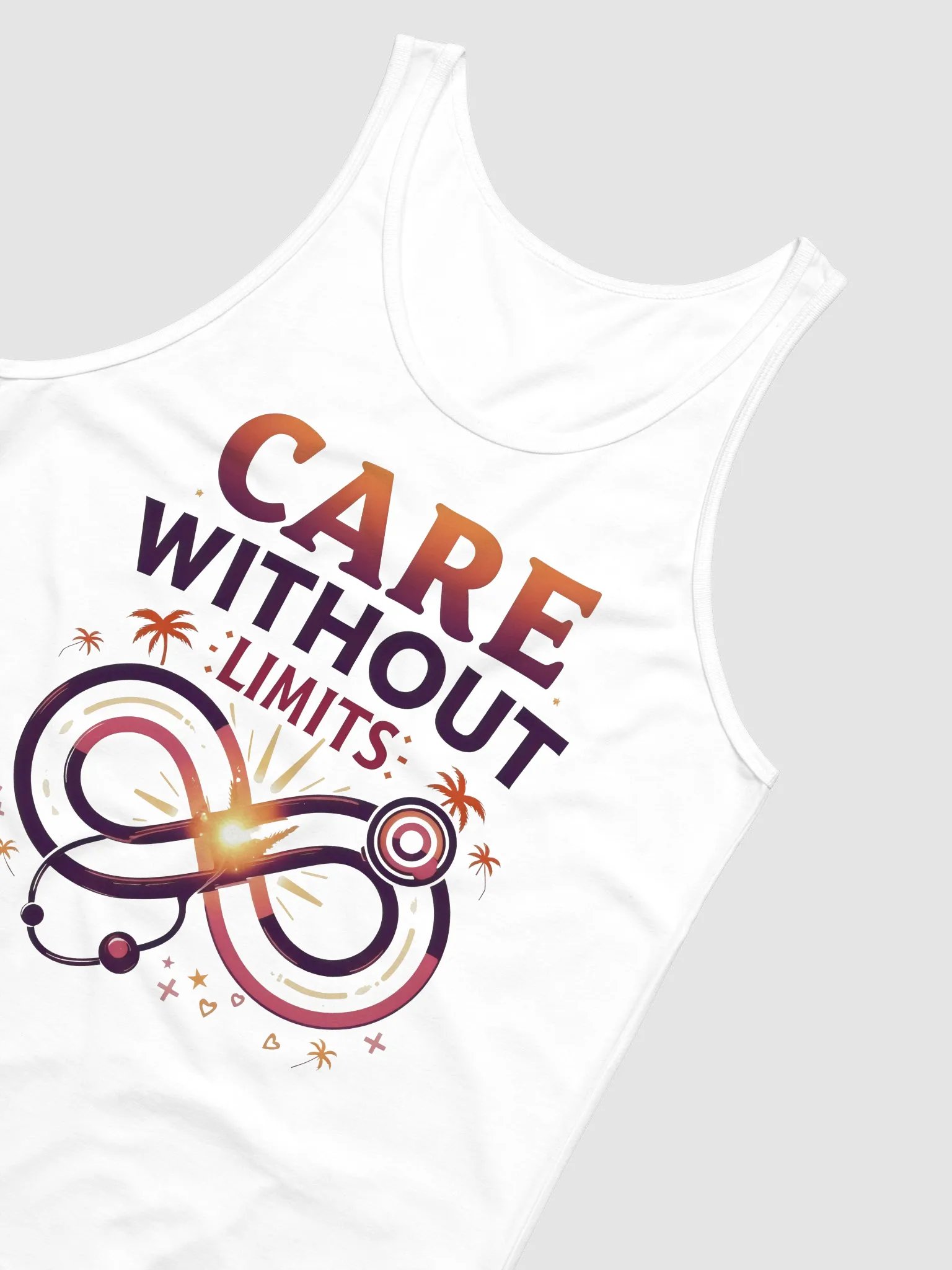 Limitless Care Stethoscope Tank Top product image (13)
