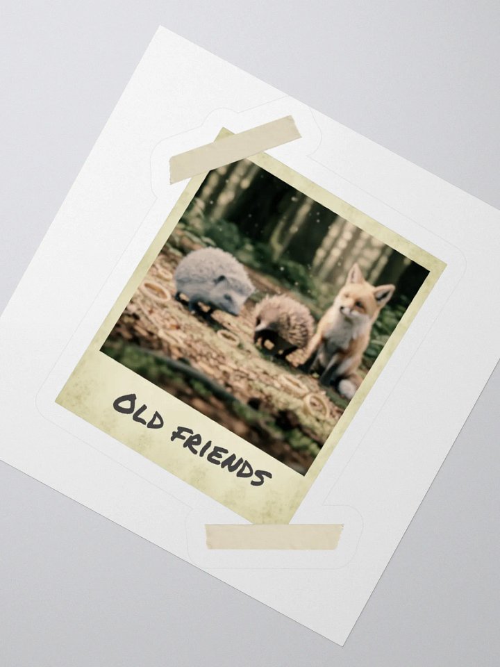 Old Friends - Hedgehog, Echidna and Fox, Polaroid Photo Sticker product image (6)