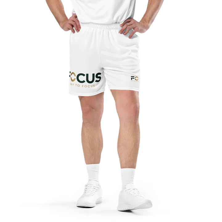 FOCUS Shorts — White product image (1)