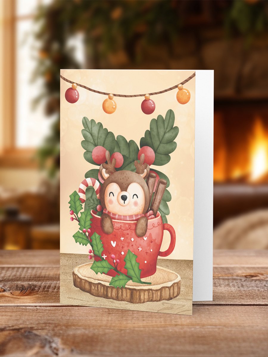 Reindeer Cocoa Christmas Cutie Card product image (1)
