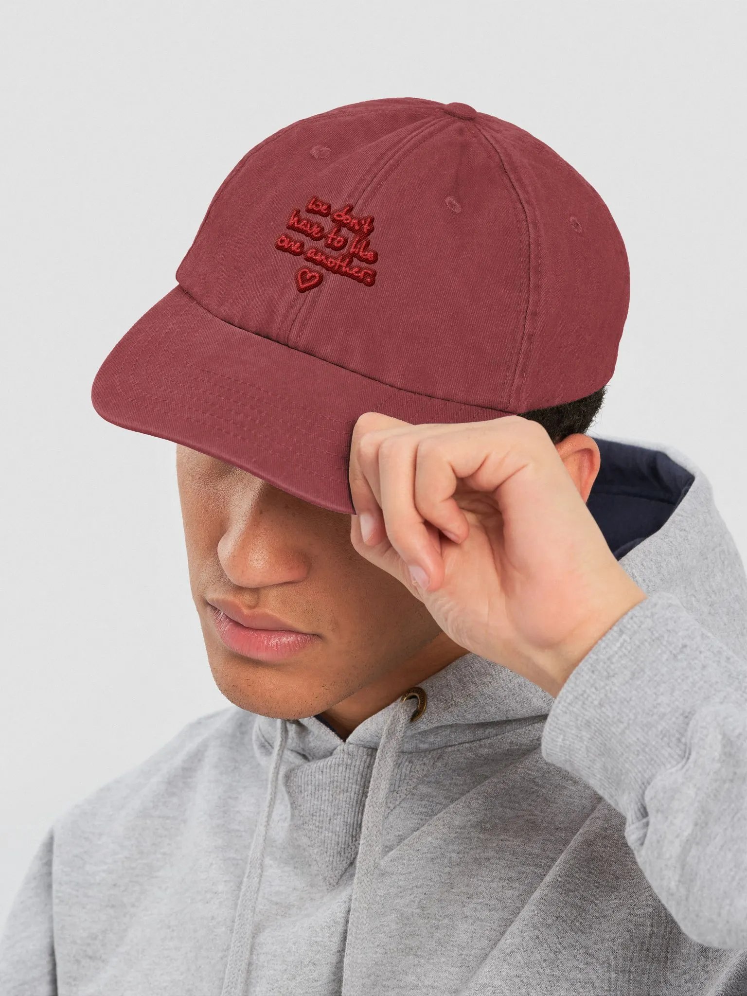 ONE ANOTHER (cherry) vintage dad hat product image (6)