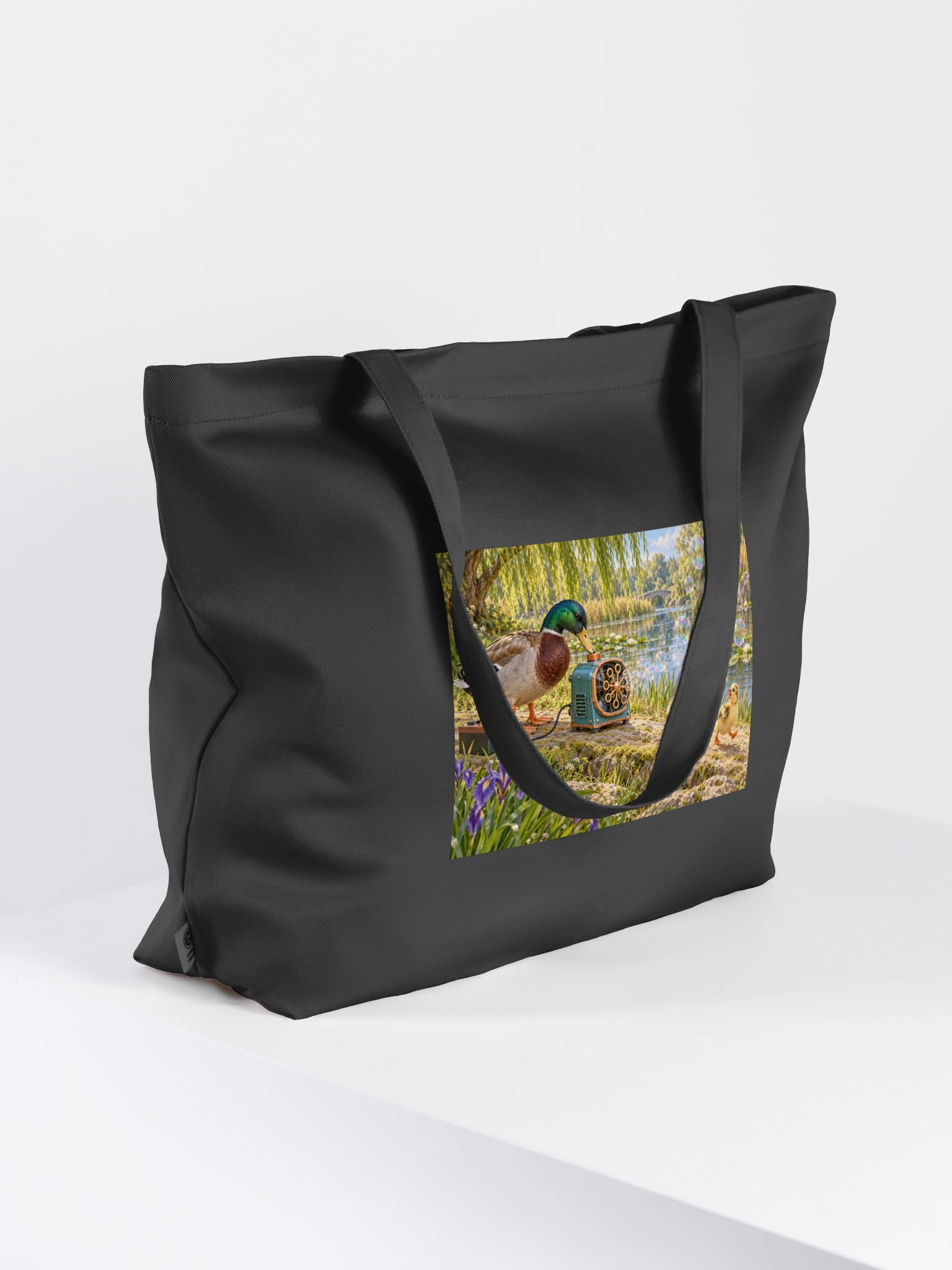 Bubble Broadcast Cotton Tote product image (4)