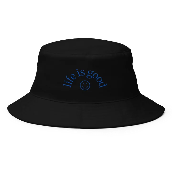 Life is Good Black Bucket Hat product image (1)