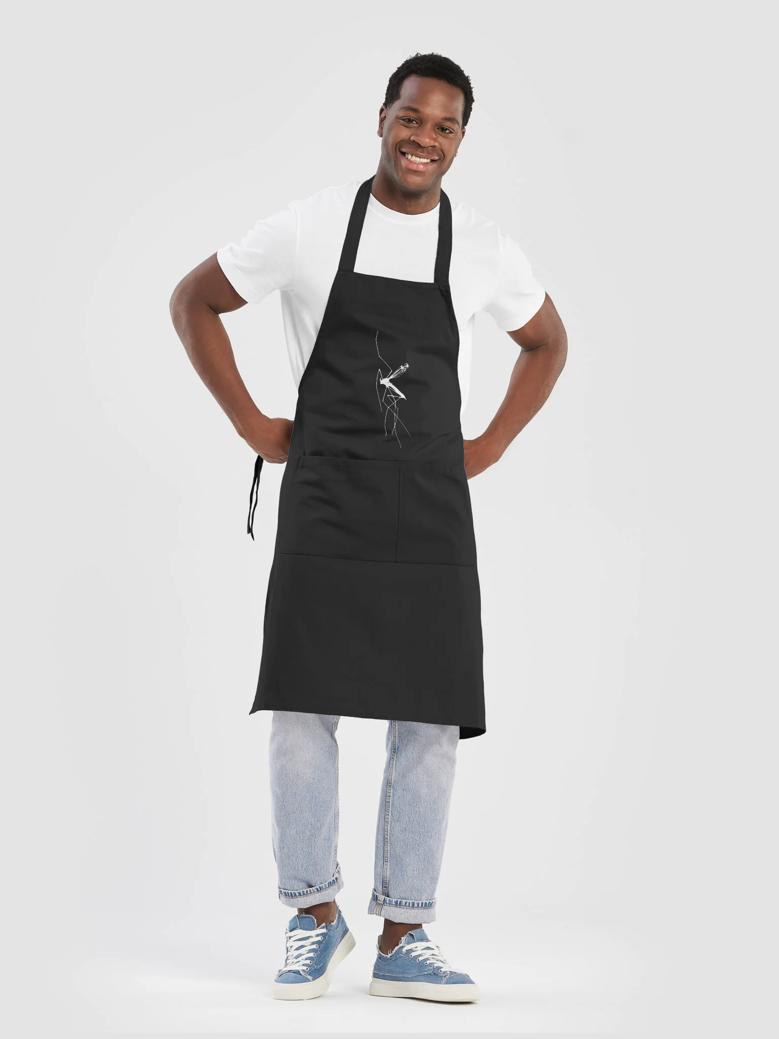 Mosquito Scan, 1993 — White Print Apron product image (3)
