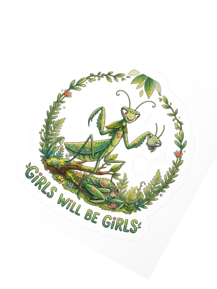 Girls will be Girls Kiss-Cut Sticker product image (2)