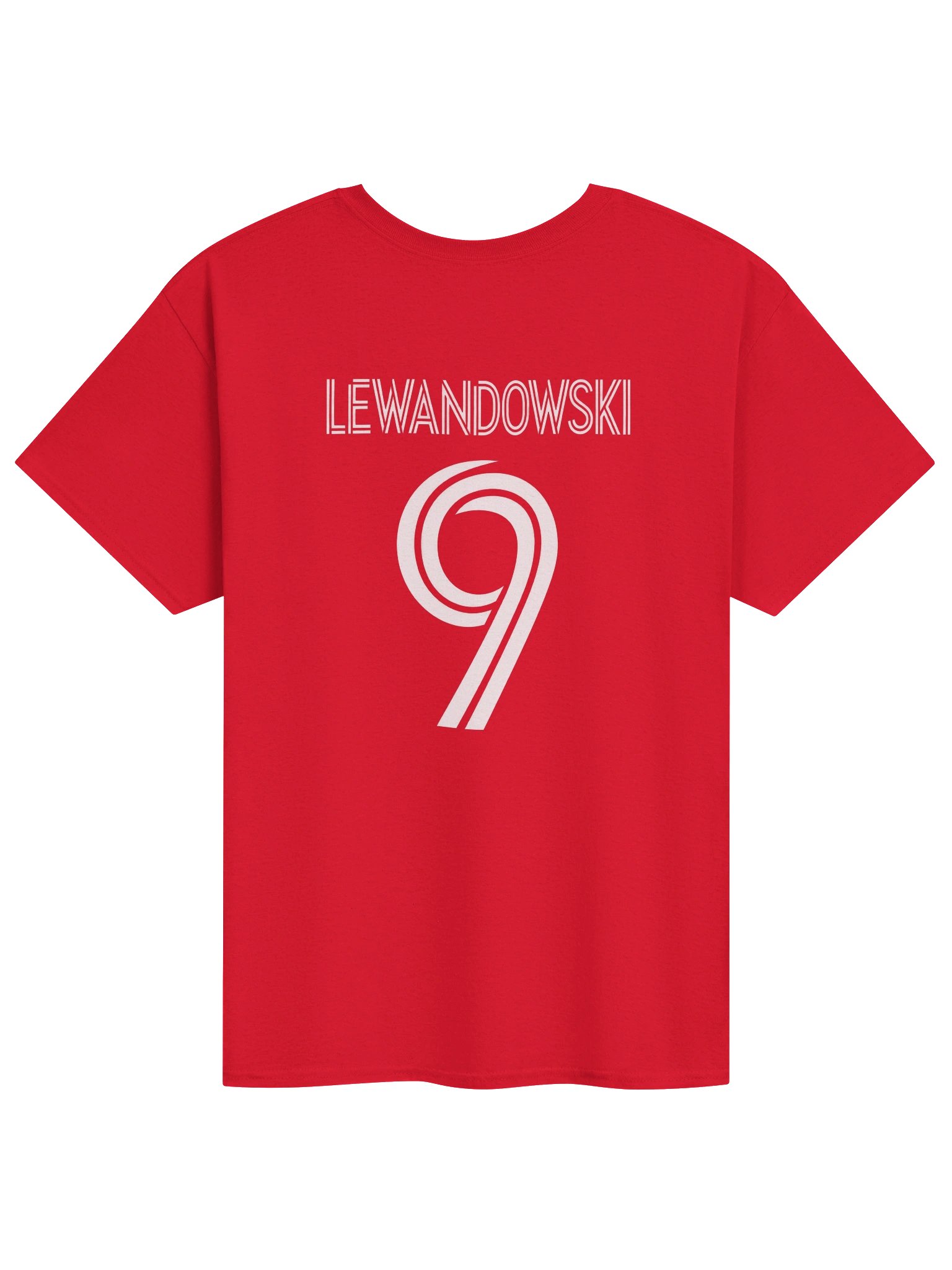 Lewandowski 9 Football Fan T-Shirt product image (2)