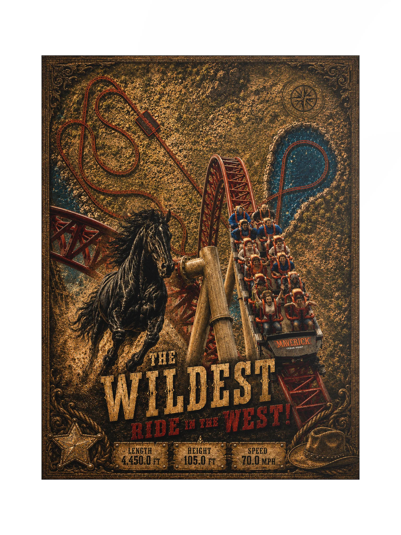 Maverick — Wildest Ride in the West Poster | 18x24" product image (1)