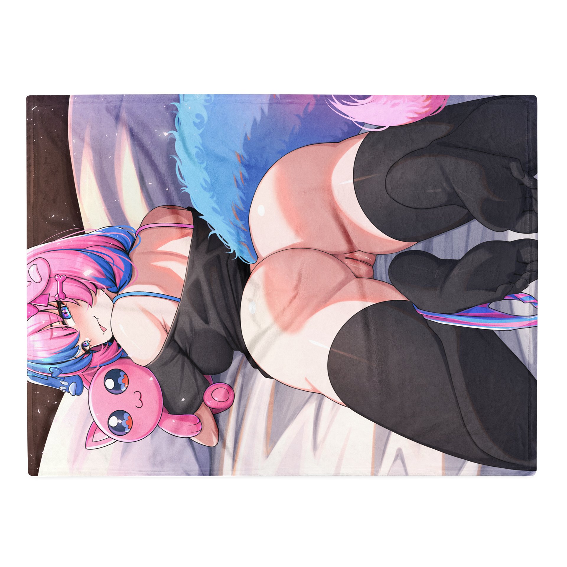 MooMoo Panty Tease Throw Blanket (Lewd) product image (1)