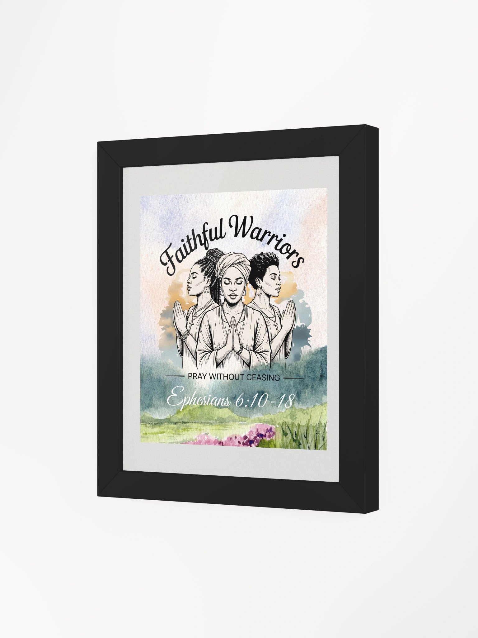 Faithful Warriors Christian Framed Poster. product image (3)