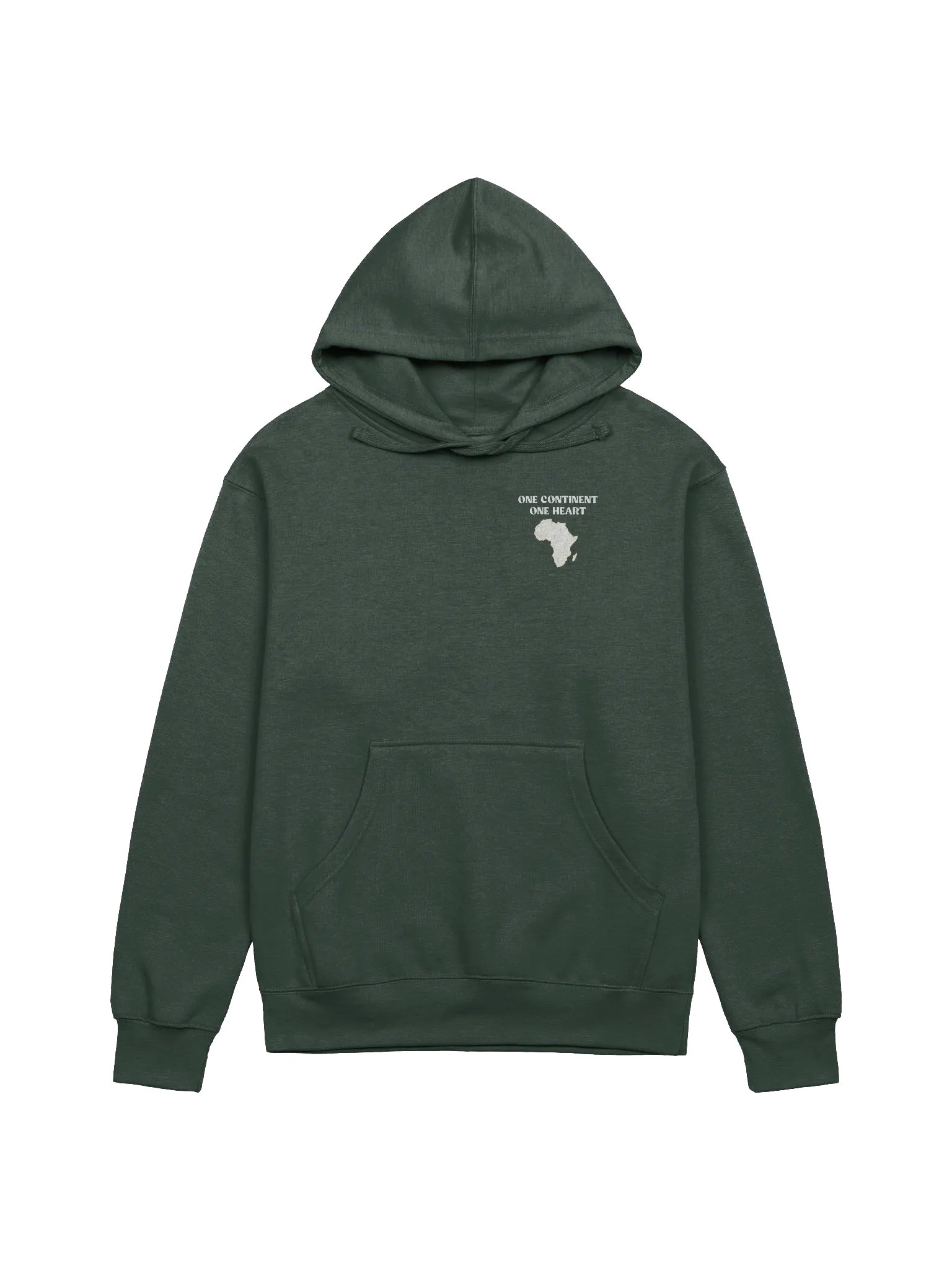 Africa United Midweight Hoodie – Unisex Sustainable African Map Sweatshirt product image (3)