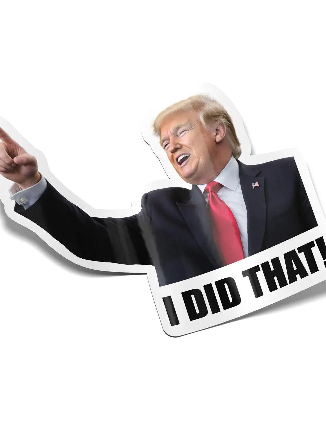 Trump I Did That Stickers, Funny Gas Pump Price Stickers, Bulk Packs 25 to 1000 product image (1)