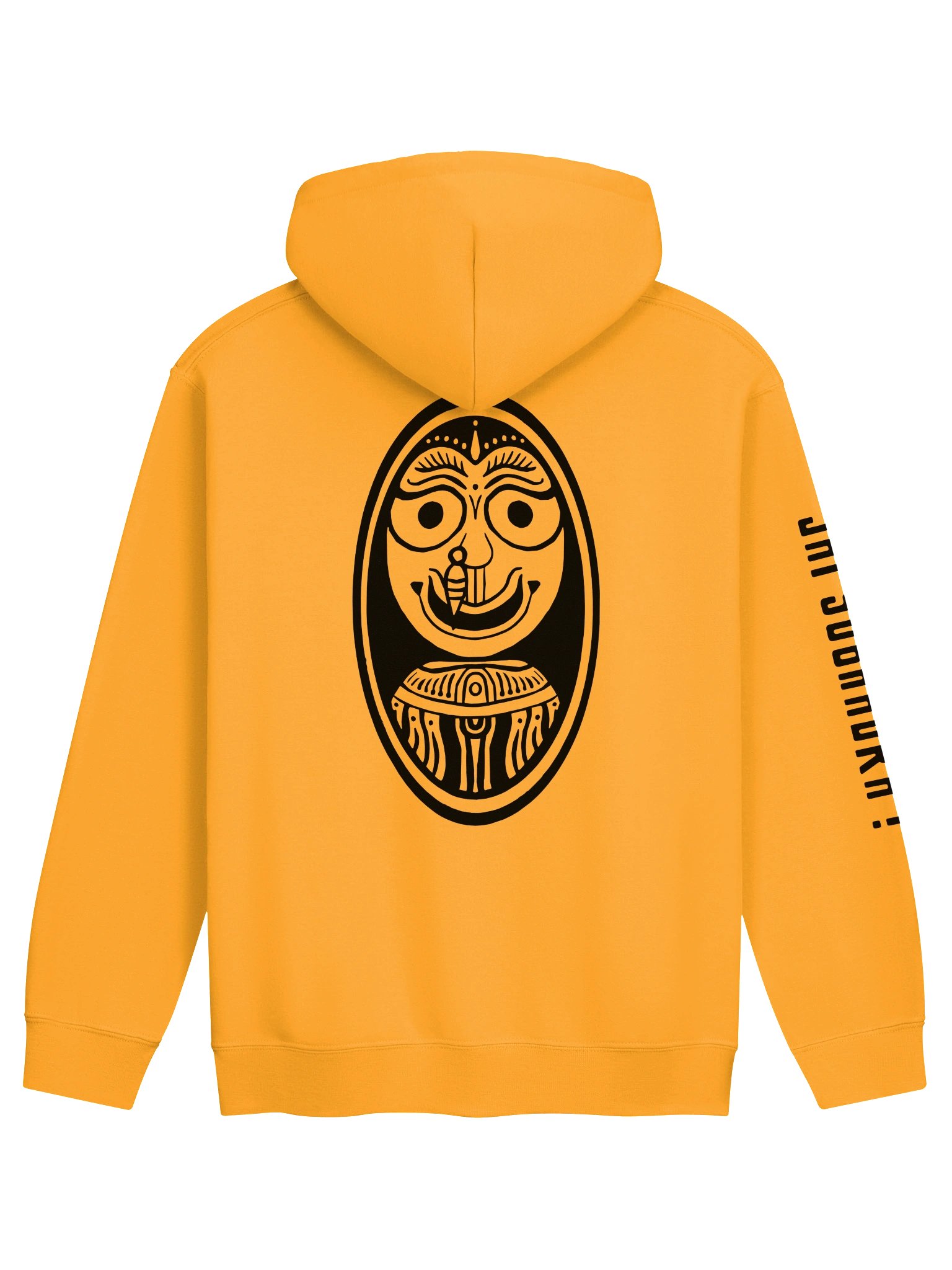 subhadra hoodie - black artwork product image (2)