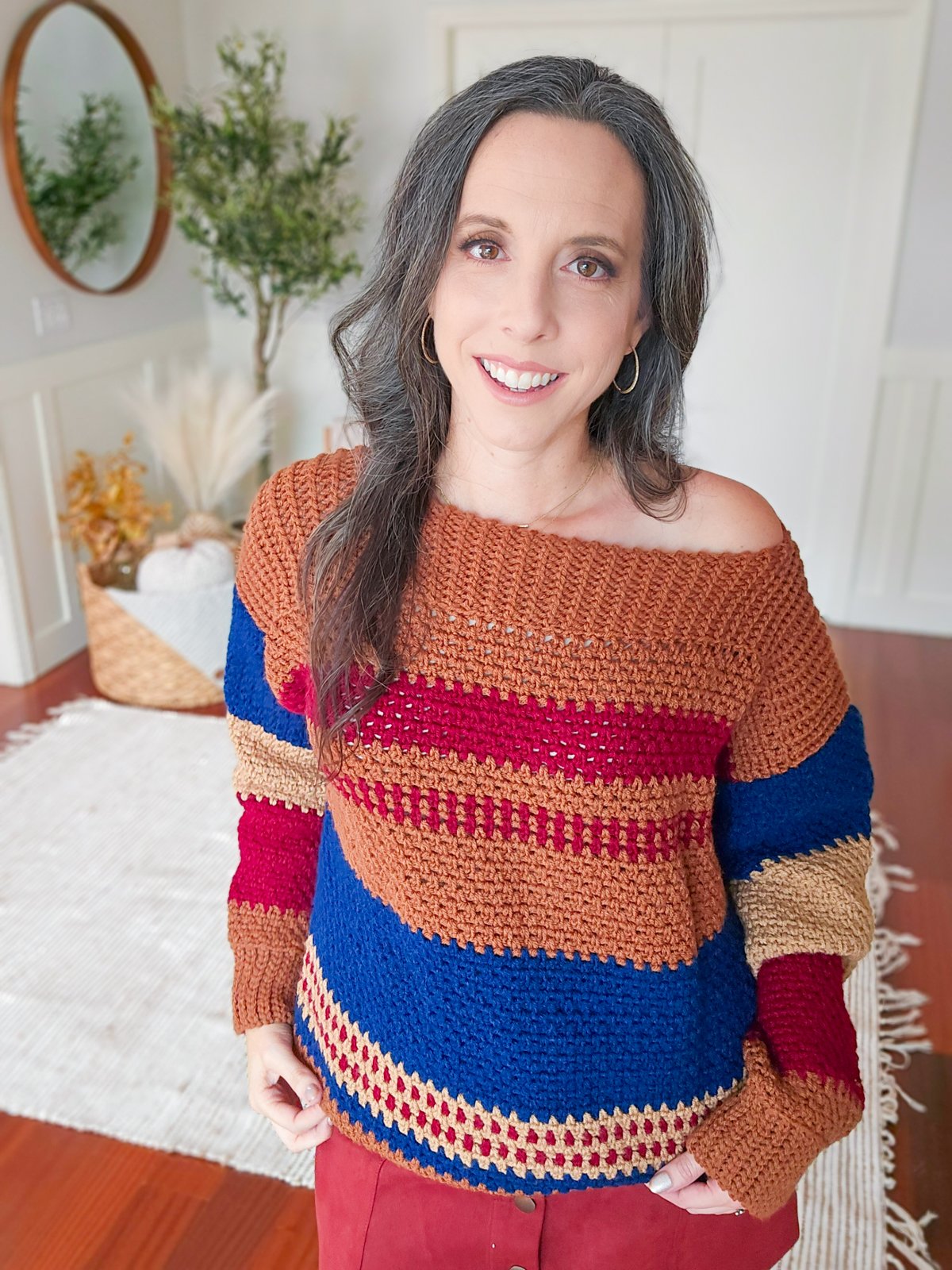 Gingersnap Sweater Crochet Pattern (9 sizes) product image (3)