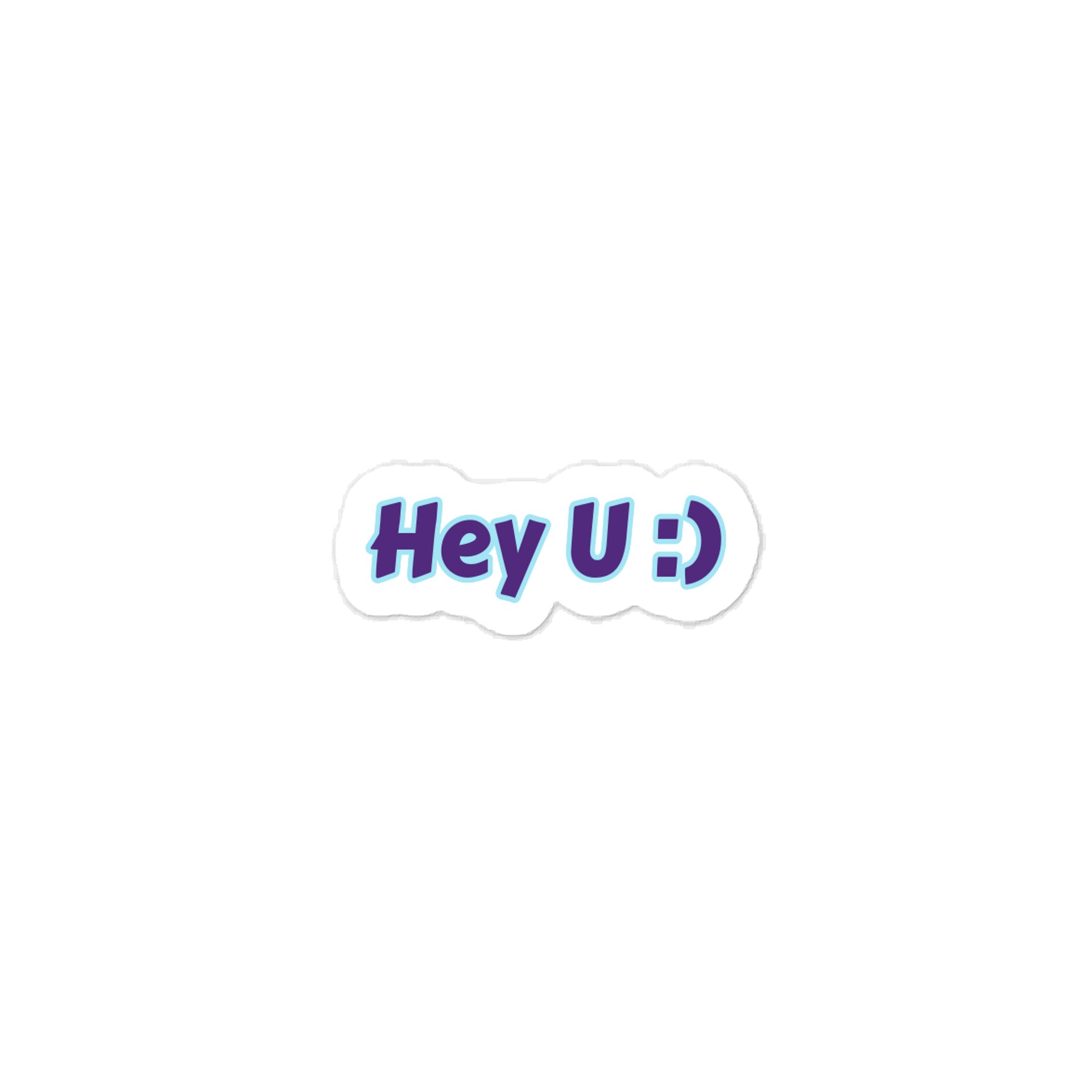 Hey U :) Sticker. product image (1)