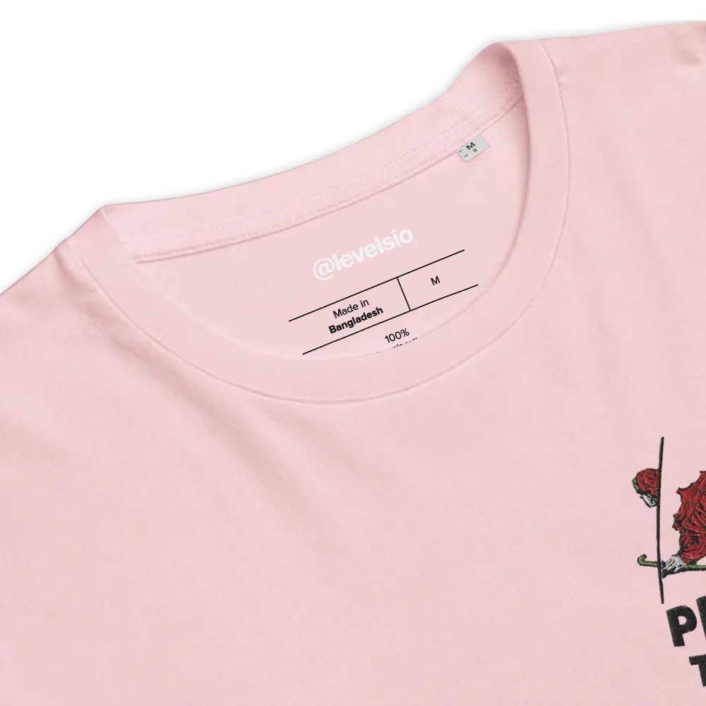piercing the veil embroidered t-shirt - 100% organic cotton product image (4)