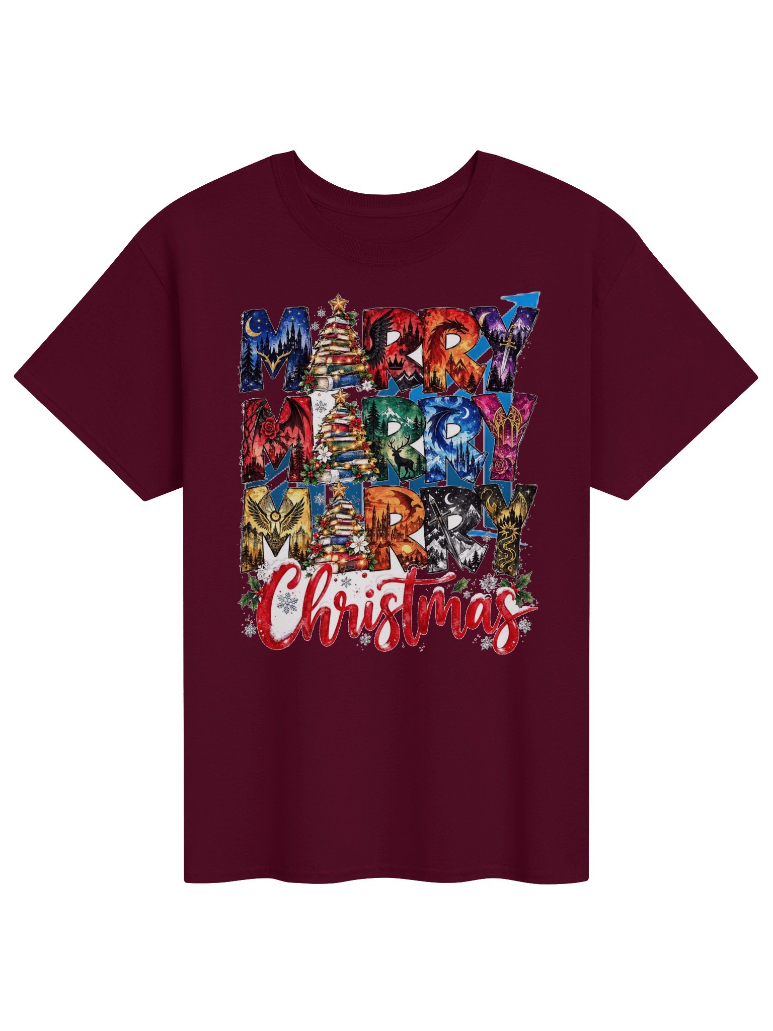 Merry Merry Merry Christmas Tee product image (31)