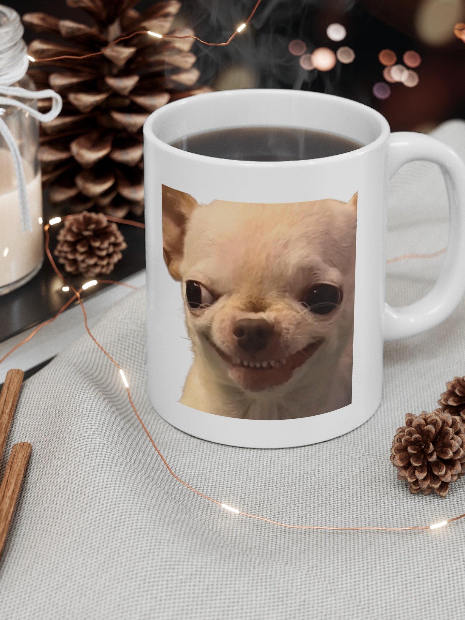 Evil Dog White Mug product image (4)