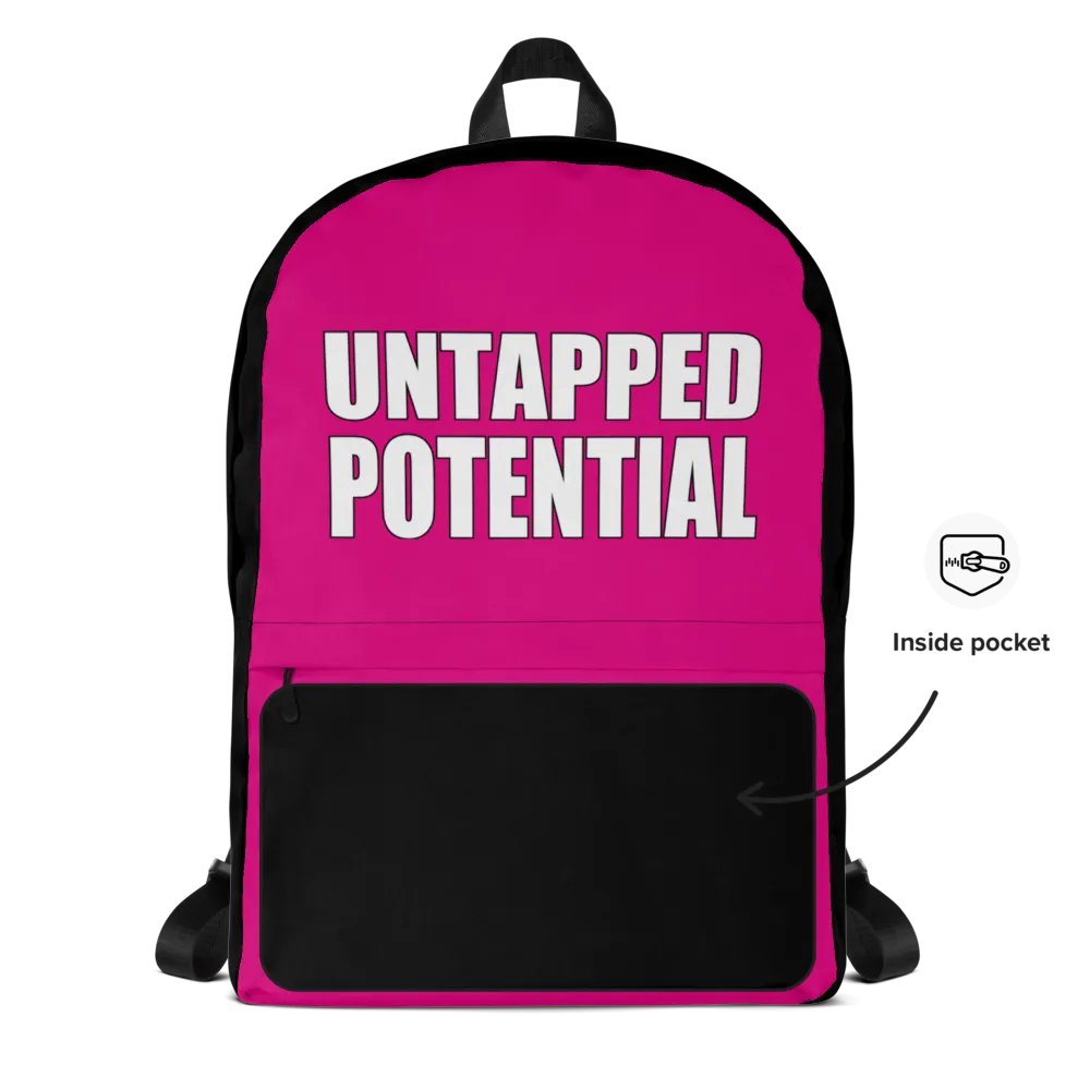 Untapped Potential Hot Pink Backpack product image (12)