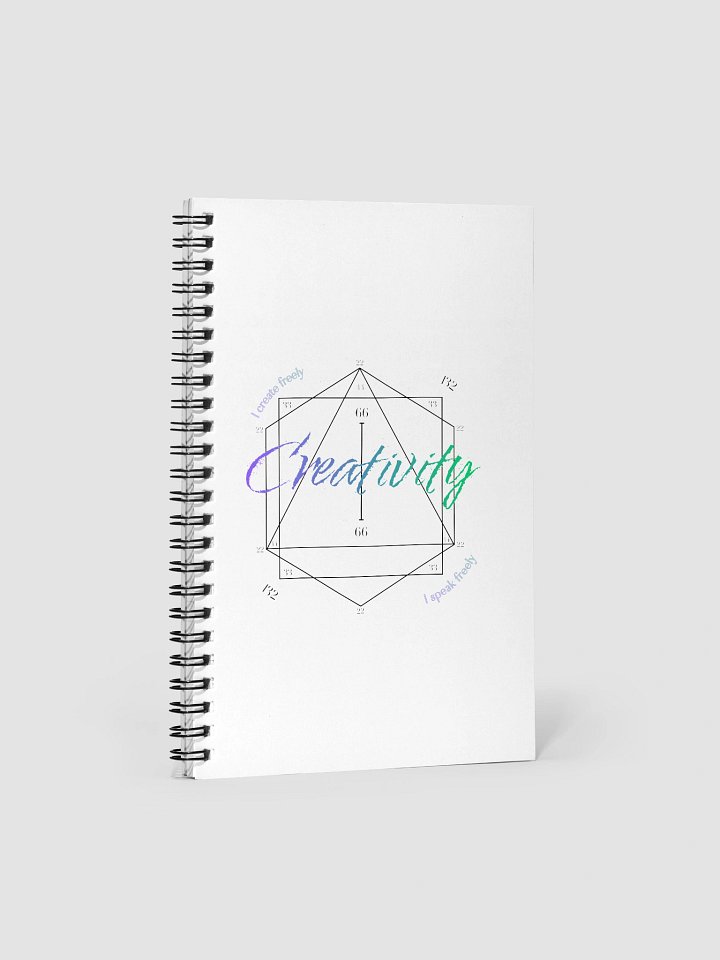 Creativity 132 Vibrational Notebook product image (1)