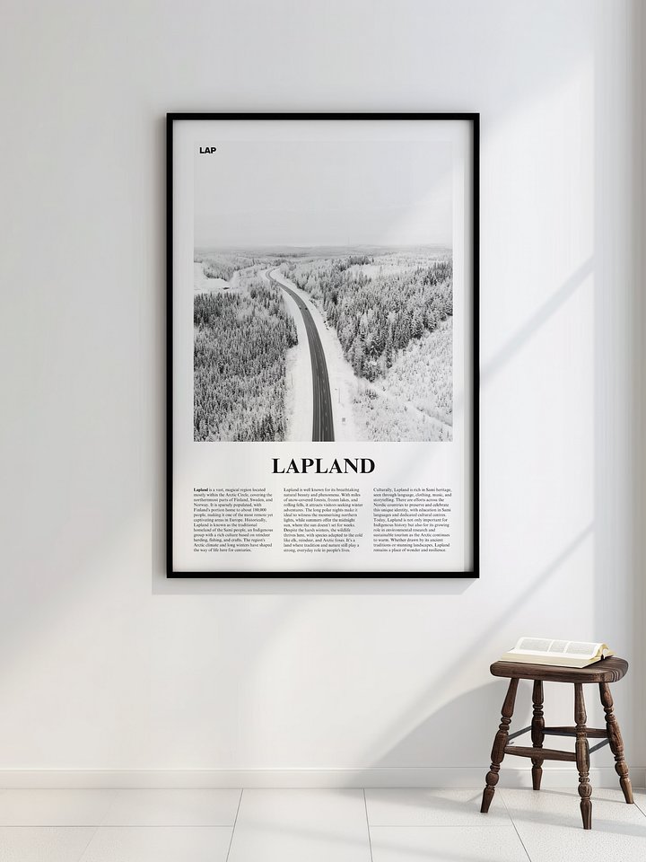 Lapland 01 Newspaper Poster product image (2)