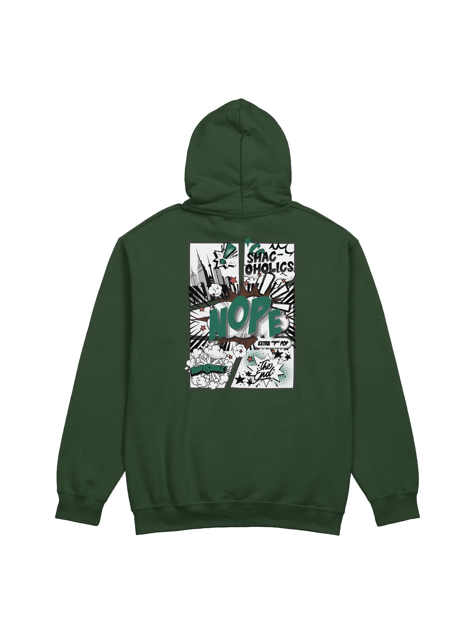 Explosive Dark Green NoPe Shac-oholics Hoodie product image (2)