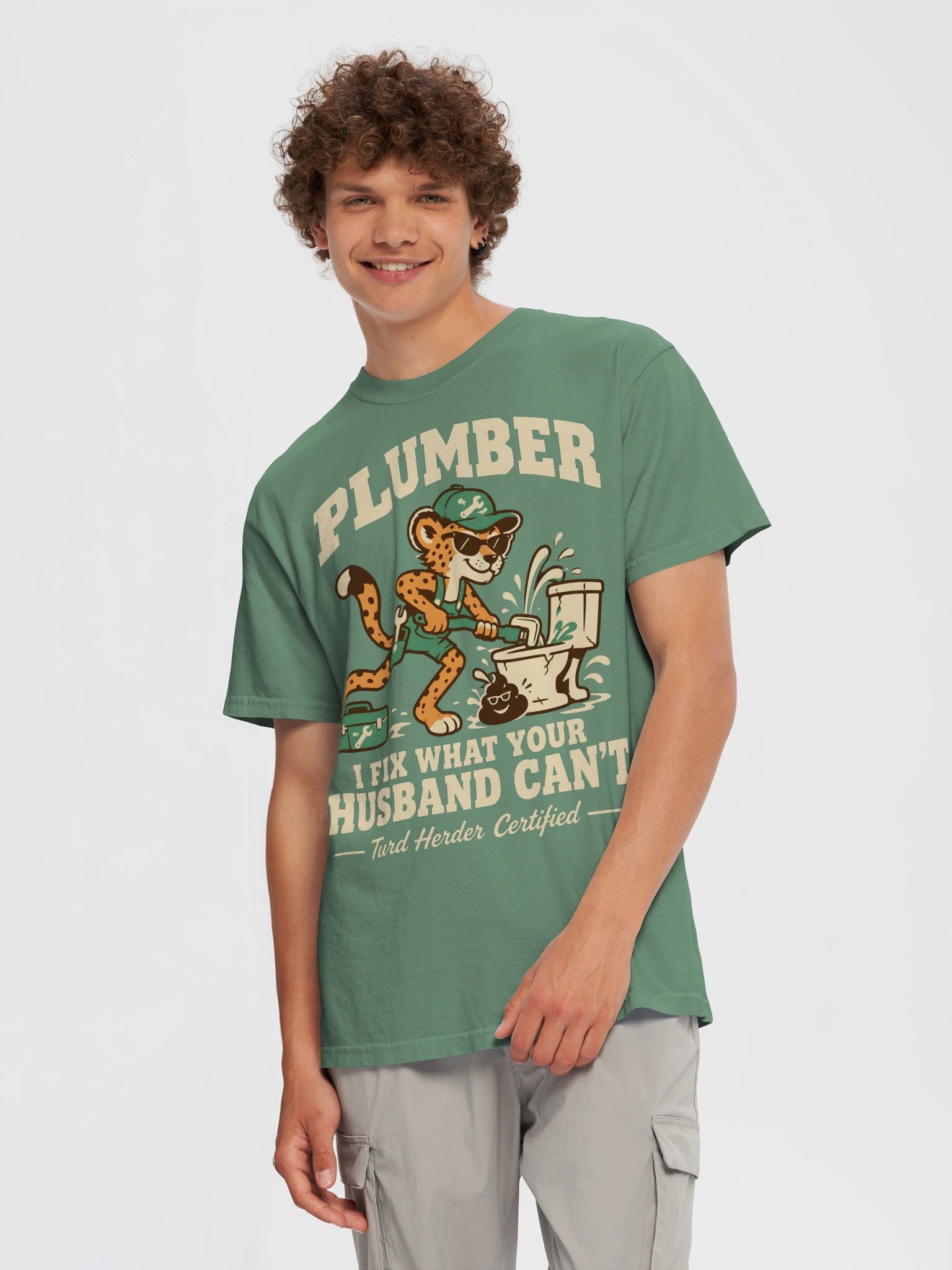 Turd Herder Certified Plumber Tee product image (5)