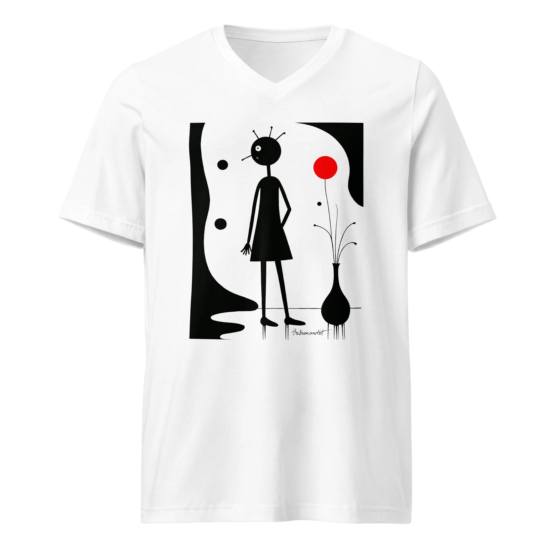 Bella+Canvas Short Sleeve V-Neck Jersey T-Shirt product image (1)