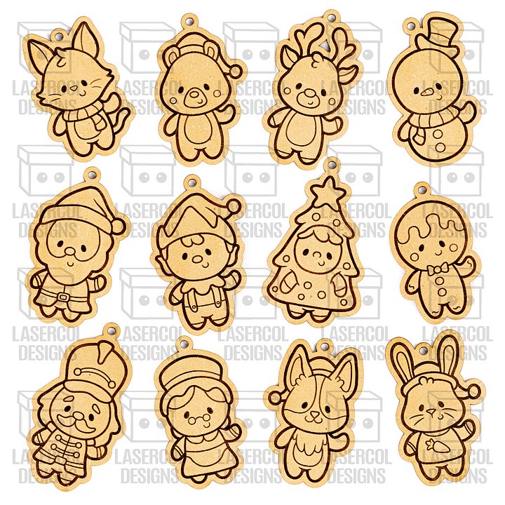 Christmas Ornaments - Laser Cut Files product image (2)